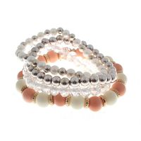 Wholesale Bohemia Crystal Bead Charm Bracelets Pearl Beads Multilayer Bracelets Multcolor Charm Cute lovely Bangle Jewelry For Women