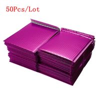 Wholesale 50 Different Specifications Gold Plating Paper Bubble Envelopes Bags Mailers Padded Shipping Envelope Bubble Mailing Bag