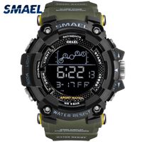 Wholesale Mens Watch Military Water resistant SMAEL Sport watch Army led Digital wrist Stopwatches for male relogio masculino Watches