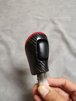 Wholesale Fit for Infiniti Q50 Q50L Q50Q60QX70QX80 Q50Q50LQ60 carbon fiber red shift knob gear lever gear head handball shift paddle