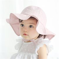 Kid Bambini Bambino Bambina 100/% COTONE ESTATE SPIAGGIA Bucket Hat Cap
