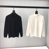 2019 Fw Damen Luxus Streifen 100/% Baumwolle Weiß Strickjacke Strickwaren