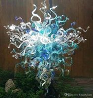 Wholesale Hand Blown Glass Chandelier Tiffany Lamps for Sale Fancy Led Decorative Wall Lights India Artistic Floral Modern Glass Chandelier Light