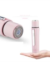 Wholesale IPX7 XD Mini Painless Facial Hair Remover Face Removal Epilator ABS Simple OPP bag NO battery