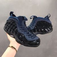 Wholesale 2018 new mens penny hardaway Black Gold Speckle basketball shoes high quality Posite One boy sports running sneakers