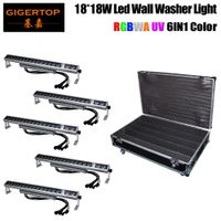 Wholesale 5IN1 Flight Case with Wheels Packing x W Color Waterproof Led Wall Washer Light Hugh Size High Output Channels