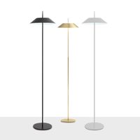 Wholesale Modern Multi color Metal LED Floor Lights Lamp with Bell Shade Reading Standing Lamp Lighting Fixture FA021