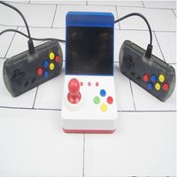 Wholesale Newest RS mini FC game console handheld nostalgic double joystick handheld rechargeable built in lithum battery support TV watching