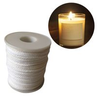 Wholesale Cotton Braid Candle Wick Environmental Spool of Core For Birthday Candles Non smoke Oil Lamps Candle Making Supplies