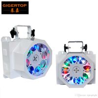 Wholesale TIPTOP XLOT Eye Stage Disco Gobo Led Effect Light White Color Aluminum Shell RGBW R G B W Rotating Lens Wheel V V