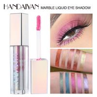 Wholesale HANDAIYAN Color Changing Liquid Shimmer Eye Shadow Marble Sparkling Diamond Eye Shadow Liquid Makeup Pearl Waterproof eye lashes