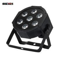 Wholesale SHEHDS Lyre x12W RGBW LED Par Light with DMX512 in1 Stage Wash Light Effect for DJ Disco Party Stage Equipment Luces Discoteca