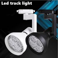 Wholesale LED Track Lights WCOB Modern Rail wall light Ceiling Commercial Clothes Shoes Store Shop Lampada Spot Lamp Spotlights
