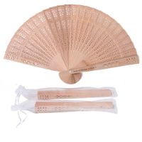 Wholesale Personalized Wooden hand fan Wedding Favors and Gifts For Guest sandalwood hand fans Wedding Decoration Folding Fans
