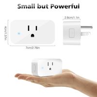 Wholesale Smart Wifi Sockets Wireless Switch Round US Plugs APP Remote Control Socket Outlet Timing Switch for Smartphones Android IOS Home Automation