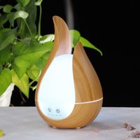 Wholesale New ml essential oil aromatherapy humidifier wooden designer aroma diffuser air freshener with US EU AU UK Plug
