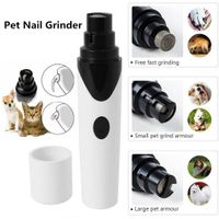 Wholesale Rechargeable Dog Nail Grinders Professional Electric Dog Cat Nail Clippers Mute Painless Pet Paw Nail Grooming Tool Dropshipping