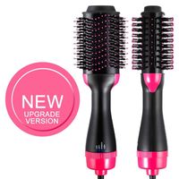 Wholesale Professional Hair Dryer brush volumizer in straightener and curler Hot Air Curling iron Rotating Rollers Comb