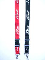 Wholesale Automobile wind Lanyard Keychain Key Chain ID Badge cell phone holder Neck Strap black and green