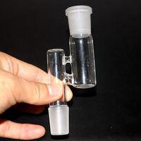 Wholesale 14mm mm Reclaim Catcher Adapters Hookahs Female Male mm mm Oil Ash Glass Drop Down For Rigs Bongs