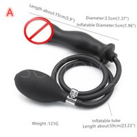 Wholesale Inflatable Dildo Fake Penis Anal Plug Huge Dildo with Pump Black Butt Plug Large couple Masturbation Sex Toys for adult