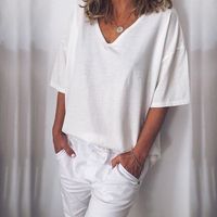 maglia bianca semplice