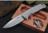 Wholesale High End collection knife lionsteel Italy M390 blade Titanium alloy handle HRC wood box disassembly tools free shipp