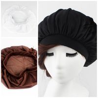 100/% Pure Soie Dormir Chapeaux Wrap bonnet de nuit soin des cheveux bonnet femme hat