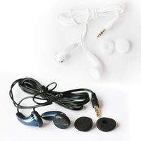 Wholesale 3 mm sport diy earbud in ear earphone earbud dynamic flat head plug bass hifi headset bass use for vido pad