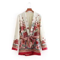 floral short jacket