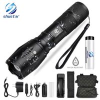 la flamme a 10000lm t6 tactique avec zoom lampe light chargeur /& battery