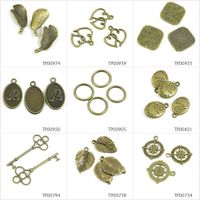 Leaf Charm//Pendant Tibetan Steampunk Antique Bronze 24mm 20 Charms Accessory
