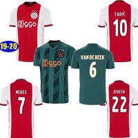 Tamaño S 2xl 2019 Ajax Casa Rojo Camiseta De Fútbol Verde Neres Para Hombre 19 20 De Ligt Ziyech Tadic Kit De Fútbol Camisetas De Uniforme Para Niños