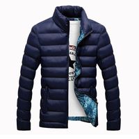 Wholesale 2019 New Jackets Parka Men Hot Sale Quality Autumn Winter Warm Outwear Brand Slim Mens Coats Casual Windbreak Jackets Men M XL