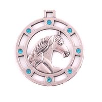 Wholesale HL0082 Factory direct sales nordic viking vintage pendant animal amulet horse hollow shape pendants girl friend gift religious jewelry