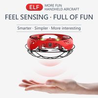 Wholesale Infrared Sensor Drone with colorful light hot selling for children s suspended ufo induction aircraft mini four axis Quadcopter