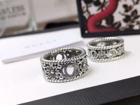 Wholesale Popular fashion love flower rings bague anillos moissanite for mens and women engagement wedding anniversary couples jewelry lover gift