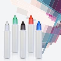 Wholesale WOLFTEETH X ML ML Pen Style Refillable Unicorn Dropper Bottle PE E Liquid Bottle with Nozzle Applicator Mixed Color