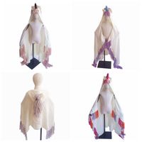 Wholesale Fashion Unicorn Blanket Hooded For Girls Wearable Crochet Knit Throw Magic Hoodie Cloak unicorn hat cape LJJZ833