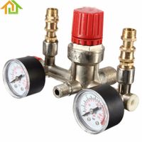 Wholesale Freeshipping Adjustable PSI Air Compressor Pressure Control Switch Air Regulator and Press Gauges