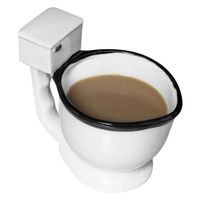 Wholesale Novel Toilet Mug Ceramic Coffee Tea or Beverage Cup Gag Gift Drinking Favor ml OZ DEC512
