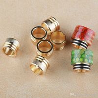 Wholesale Newest Drip Tip Colorful Snake Honeycomb Resin Gold Wide Bore Mouthpiece Fit Goon Kennedy Battle Apocalypse Pyro TFV8 TFV12 Atomizer