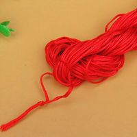 Wholesale 27meters mm RED Waxed Cotton Cord Waxed Thread Cord String Strap Necklace Rope Bead DIY Jewelry Making For shamballa Bracelet