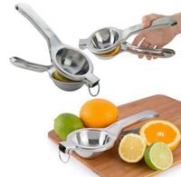 Wholesale Lemon Squeezers Stainless Steel Orange Juicer Lemon Clip Fruit Juice Reamers Fast Handle Press Tool Kitchen Accessories CYL YW1076