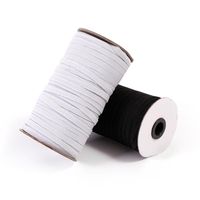 Wholesale 120 Yards Length cm cm Width Braided Elastic Band Cord Knit Band for Sewing DIY Mask Bedspread