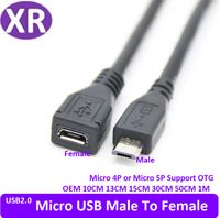 USB2.0 A Male to Right Angled Micro5P 5Pin Male Plug Data Cable 1.5M White HI