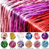 Wholesale 2M Rose Gold Silver Rain Curtain Backdrop Foil Fringe Tinsel Curtain For Wedding Birthday Party Home Background DIY Decoration