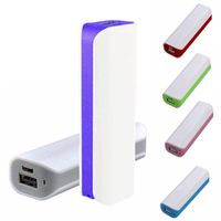 Wholesale 2000Mah Mini Portable Power Bank Backup Battery USB Universal Charger with Retail Package Cable for Mobile Phone