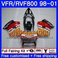 Wholesale Body For HONDA Interceptor VFR800R VFR800RR HM VFR800 VFR RR VFR RR Fairing kit Repsol orange