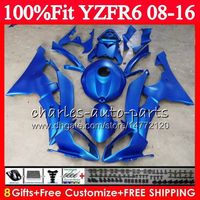 Wholesale Metal Flat blue Injection For YAMAHA YZFR6 YZF R6 YZF R6 Fairing kit Bracket holder headlight tank cover
